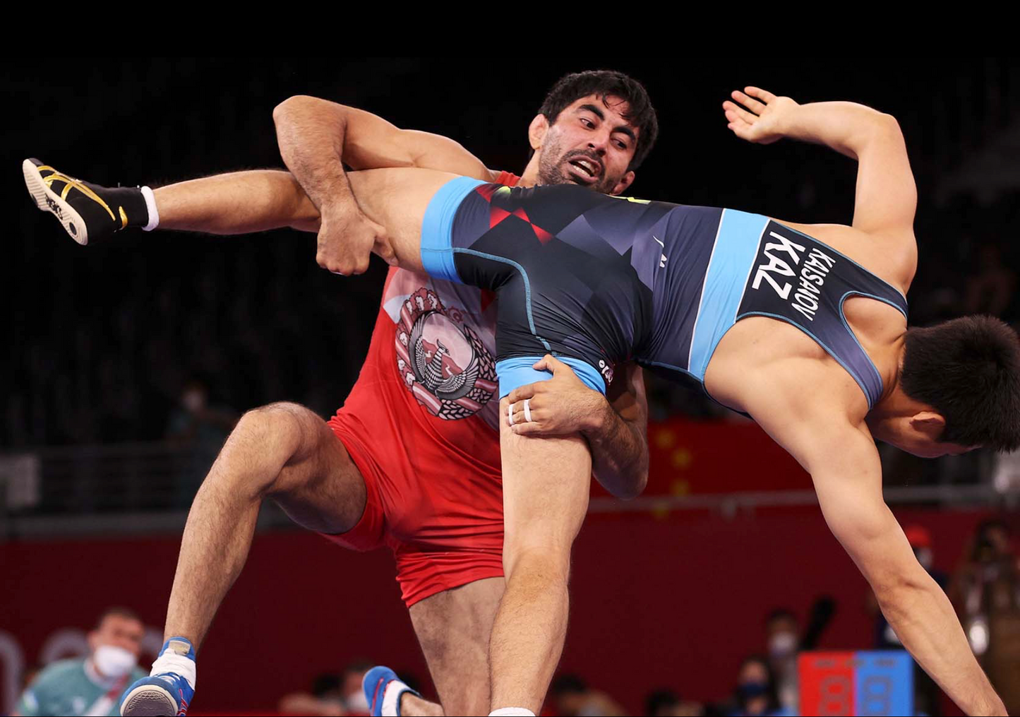 Uzbek MotoStripe™ Gradient Shirt Jacket