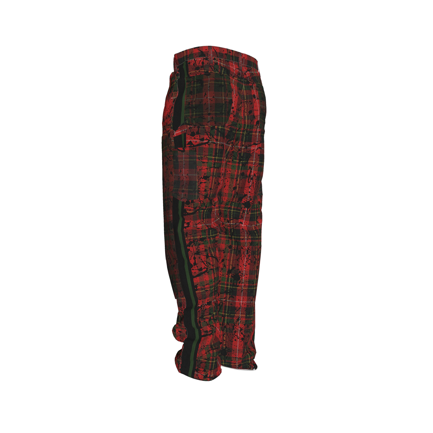 Punk Tartan MotoStripe™ Carpenter pants