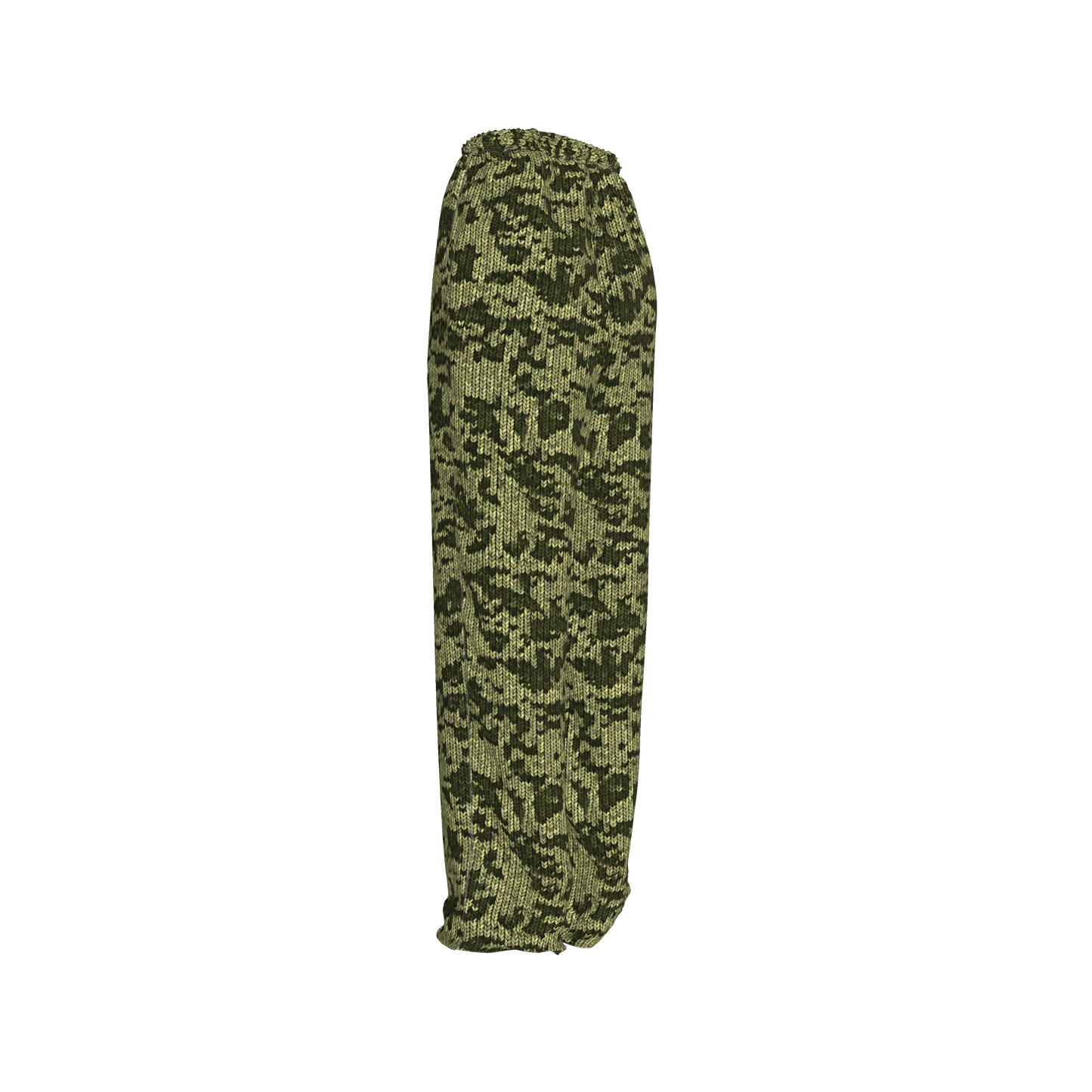 Green Forest Faux Knit 🌲🧶 Drawstring Pants