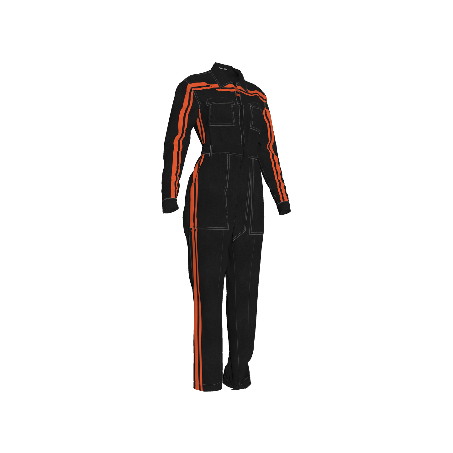 Orange MotoStripe™ Jumpsuit
