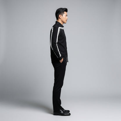 Micro Dot MotoStripe™ Slim Men's Shirt