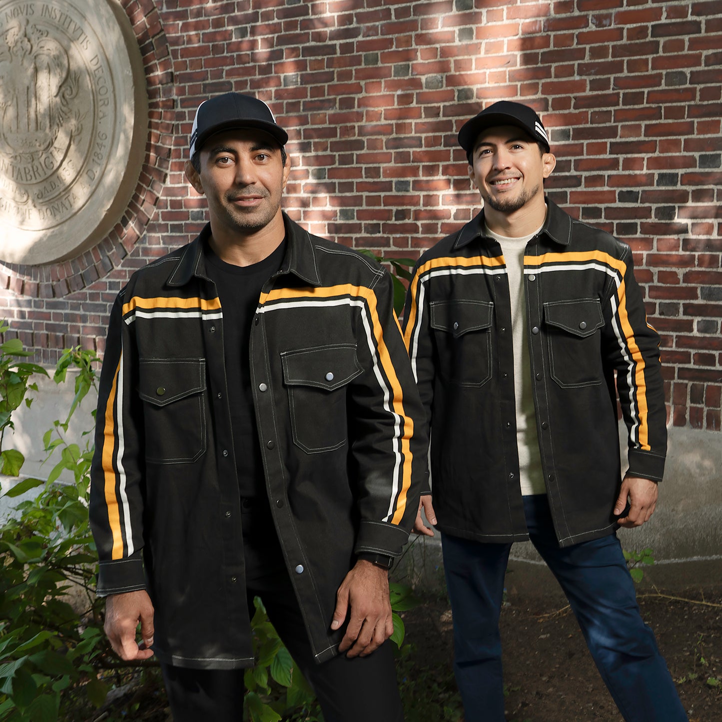 Black & Yellow MotoStripe™ Shirt Jacket