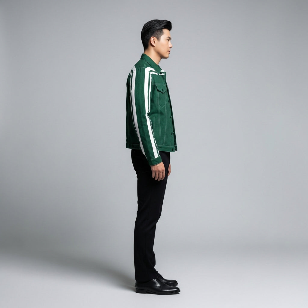 Gotham Green & White MotoStripe™