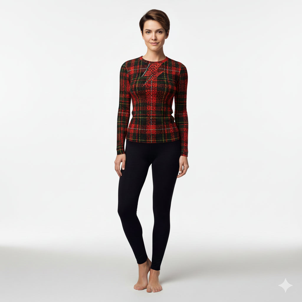 Bolt Leopard Tartan Tee