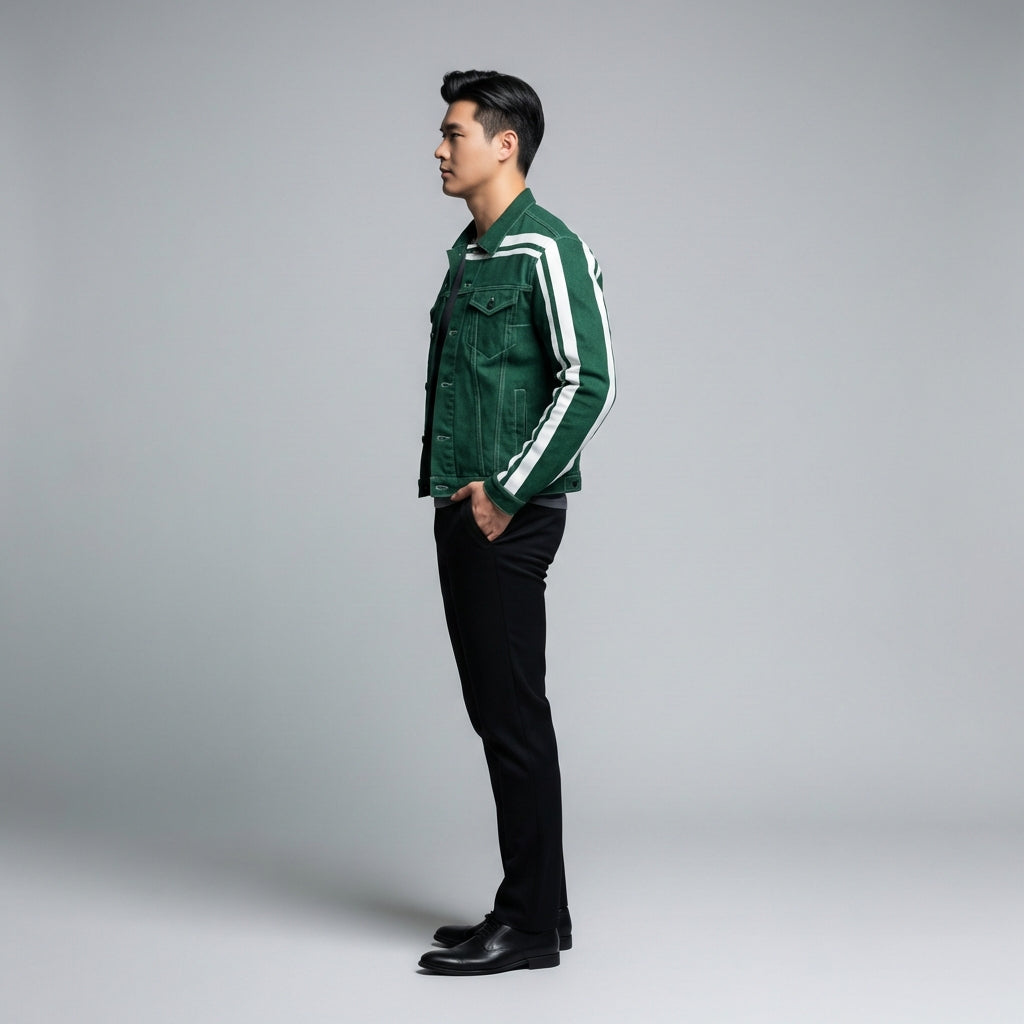 Gotham Green & White MotoStripe™