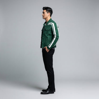 Gotham Green & White MotoStripe™