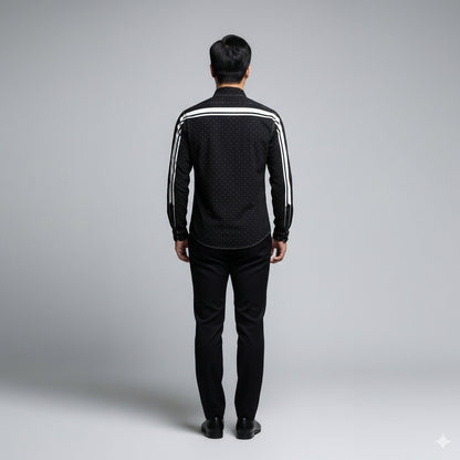 Micro Dot MotoStripe™ Slim Men's Shirt