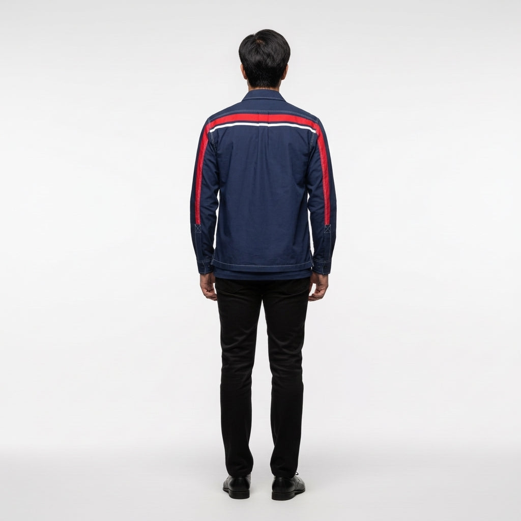 RWB MotoStripe™ Pima Snap Shirt - Shirt Jacket