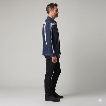 Coastal MotoStripe™ Snap Shirt