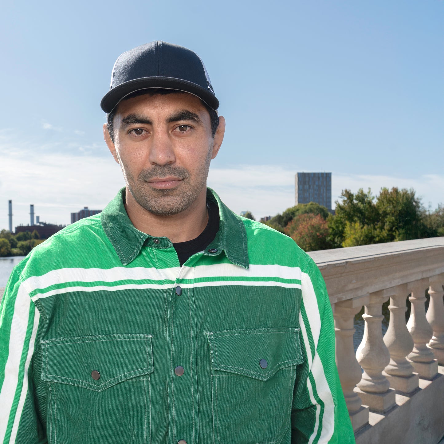 The Green Team Corduroy MotoStripe™ Shirt-Jacketd