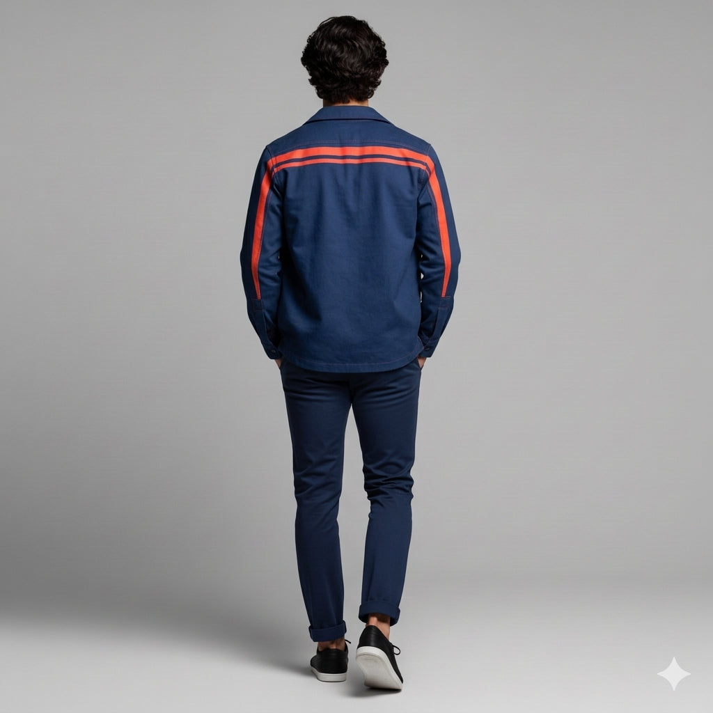Deep Space MotoStripe™ Snap Shirt