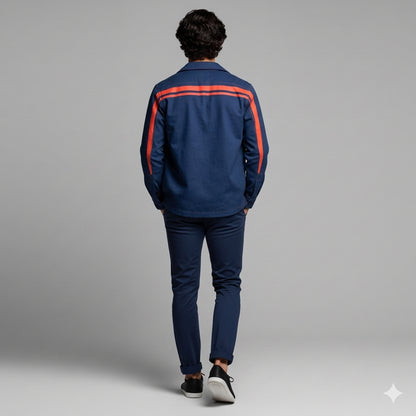 Deep Space MotoStripe™ Snap Shirt