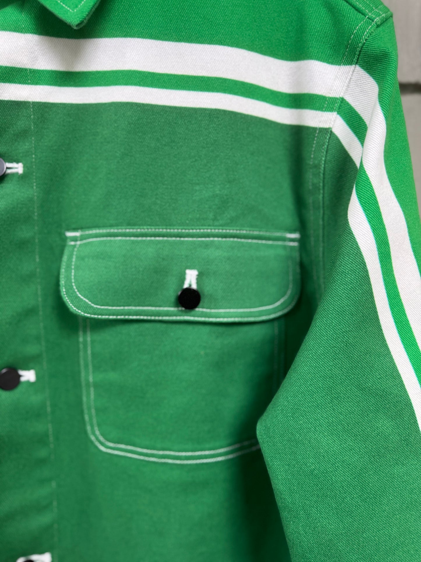 The Green Team MotoStripe™ Coat 💚🌿🏁