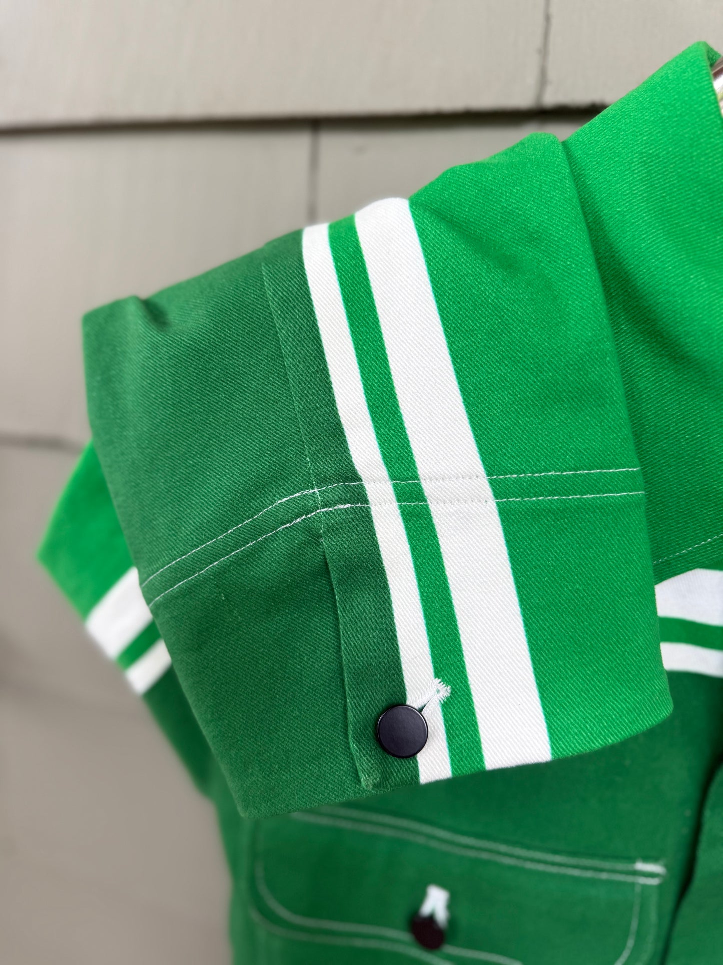 The Green Team MotoStripe™ Coat 💚🌿🏁
