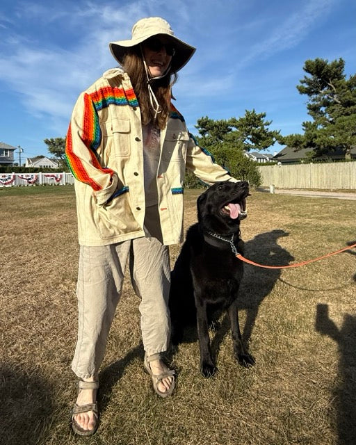 Rainbow MotoStripe™ Chore Coat 🌈🧵✨