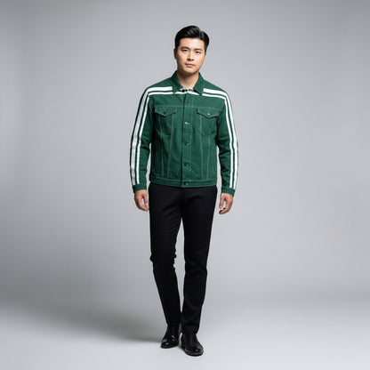 Gotham Green & White MotoStripe™