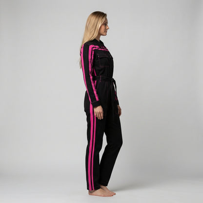 Pink🩷 MotoStripe™ Jumpsuit