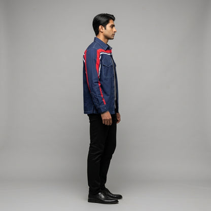 RWB MotoStripe™ Pima Snap Shirt - Shirt Jacket