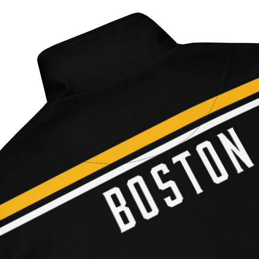 Black & Gold MotoStripe® Unisex Track Jacket