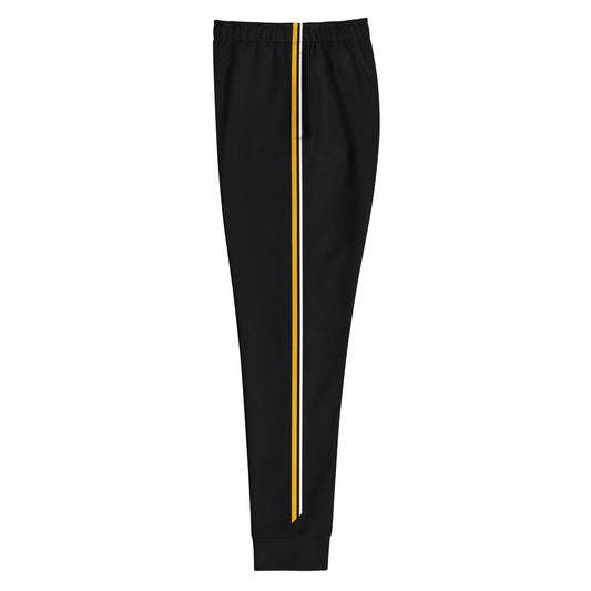 Black & Gold MotoStripe® Women's Joggers