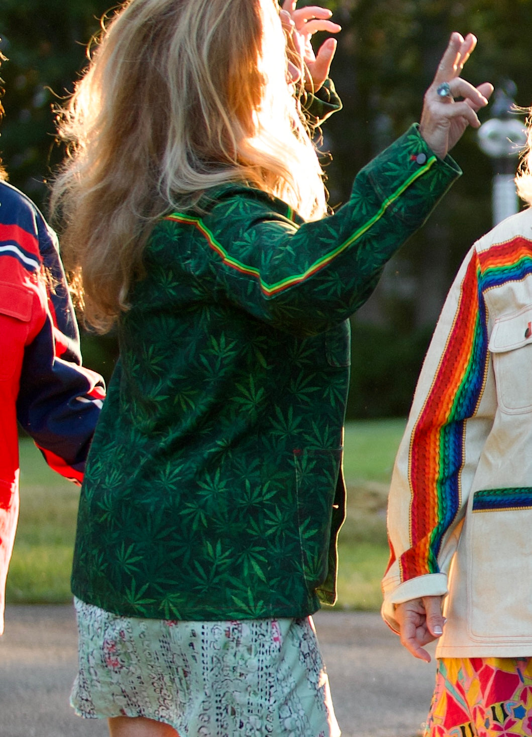 The Rasta MotoStripe™ Leaf Camo Chore Coat 🌿❤️💛💚