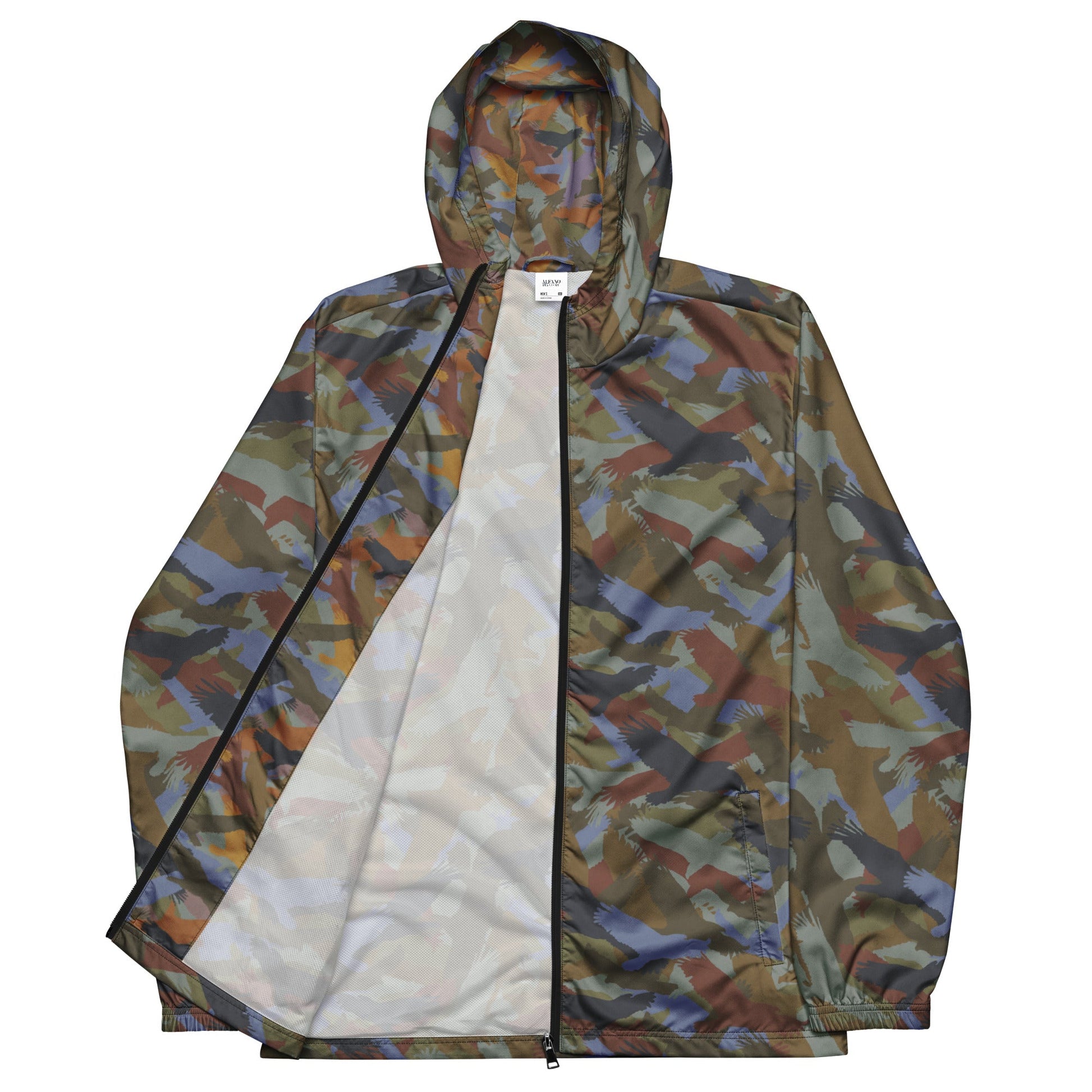 Bald Eagle Camouflage Midnight windbreaker - Alfano Dry Goods