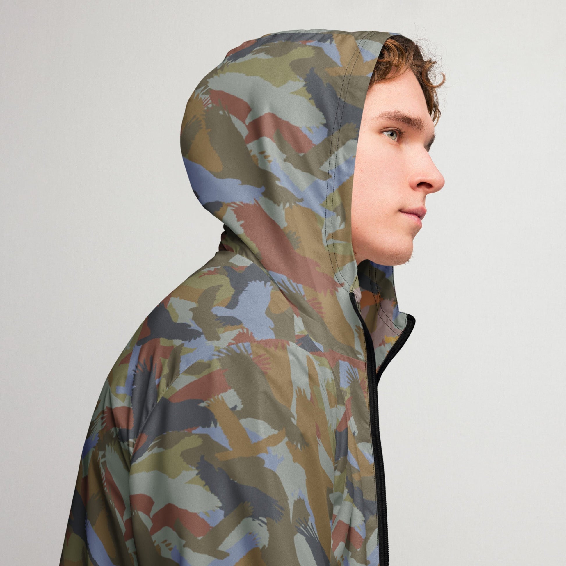 Bald Eagle Camouflage Midnight windbreaker - Alfano Dry Goods