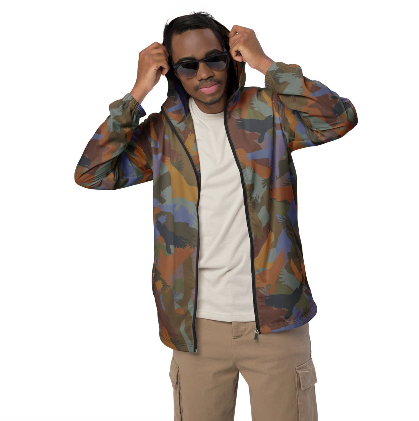 Bald Eagle Camouflage - (Unisex) Windbreaker - Alfano Dry Goods