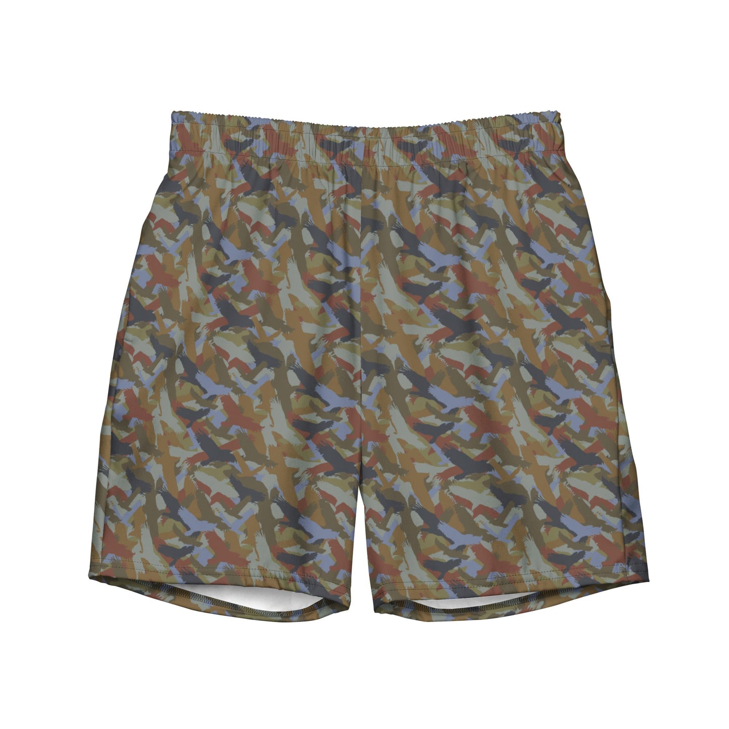 Bald Eagle in Midnight Men's swim trunks - Alfano Dry Goods