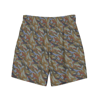 Bald Eagle in Midnight Men's swim trunks - Alfano Dry Goods