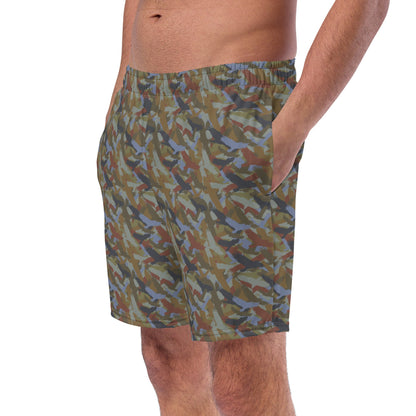 Bald Eagle in Midnight Men's swim trunks - Alfano Dry Goods