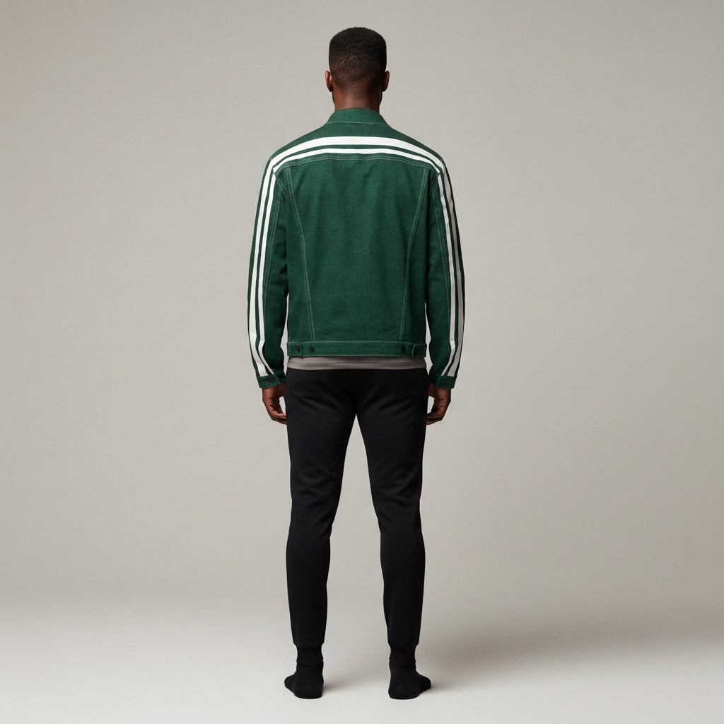 Gotham Green & White MotoStripe™