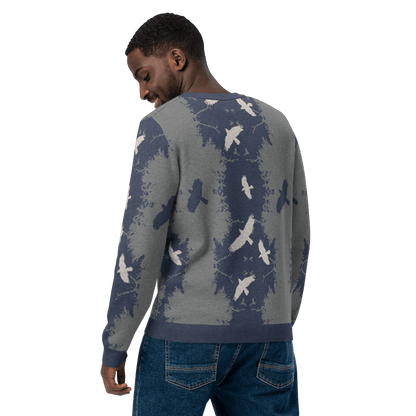 Bird Lover's Knitted Crew Neck Unisex Sweater - Alfano Dry Goods