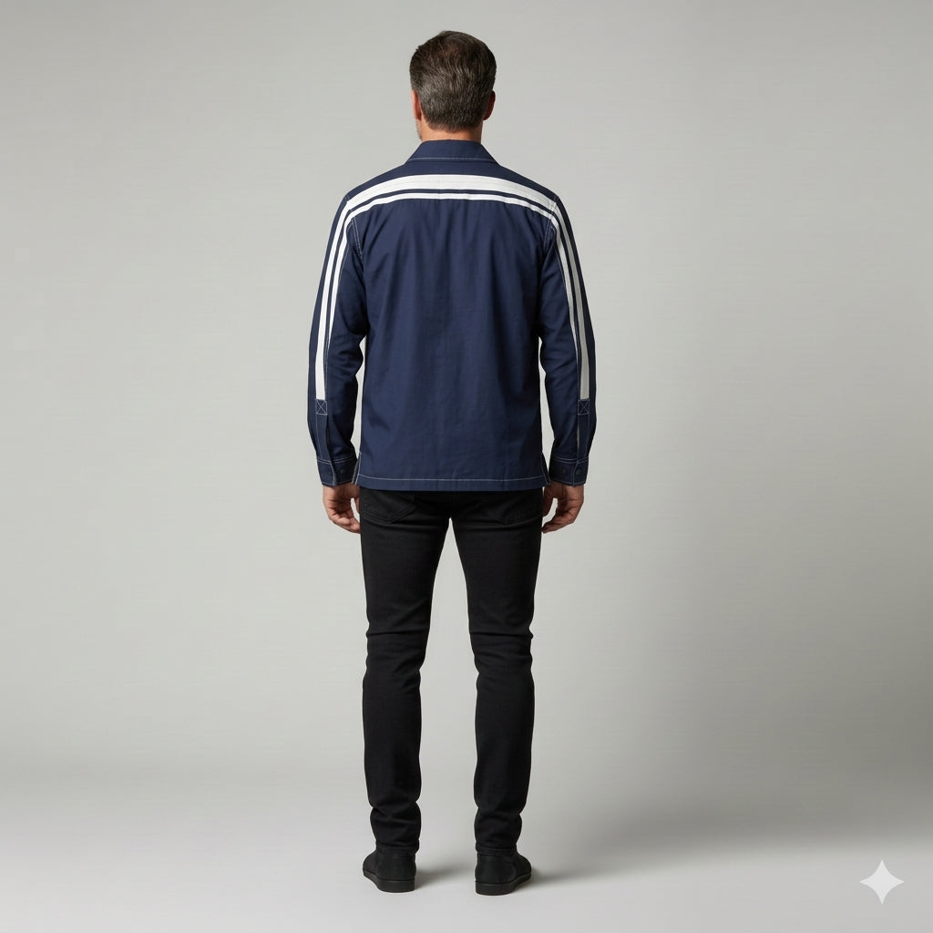 Coastal MotoStripe™ Snap Shirt