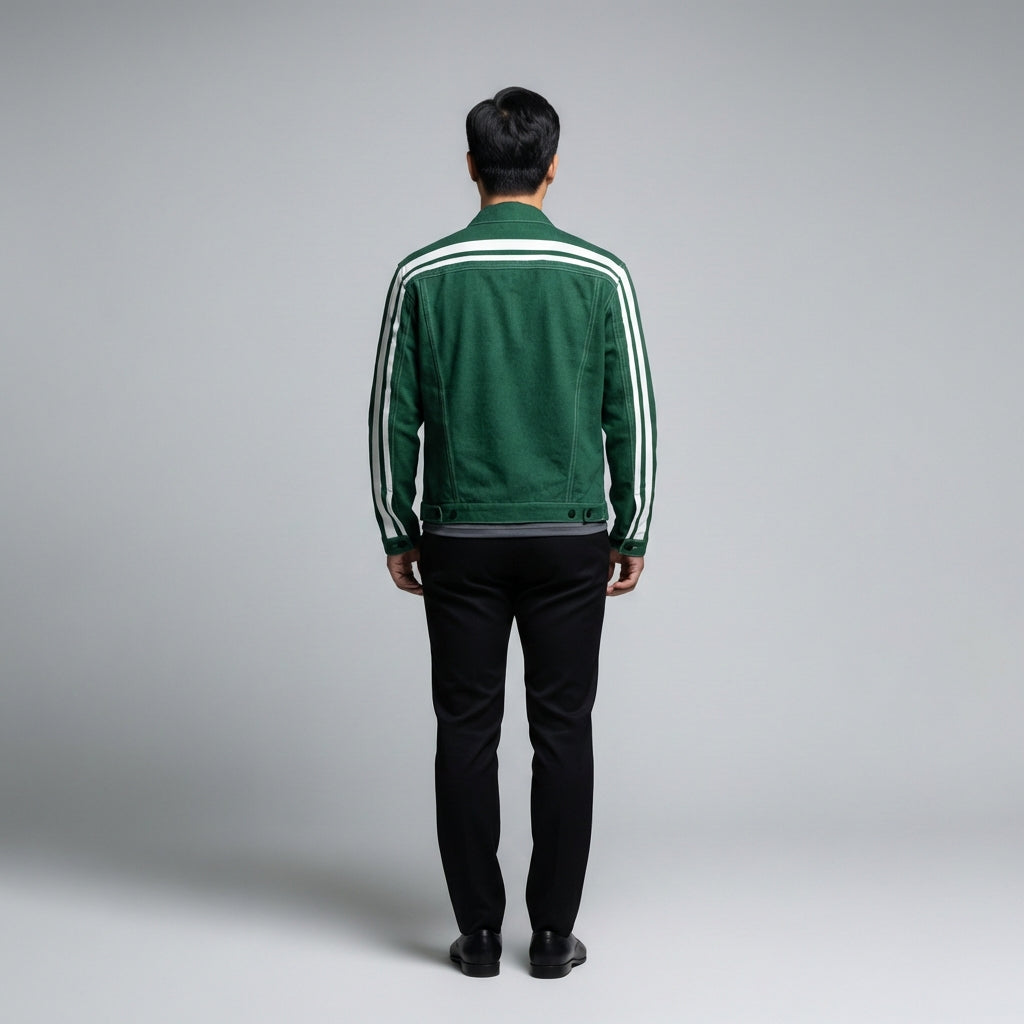 Gotham Green & White MotoStripe™