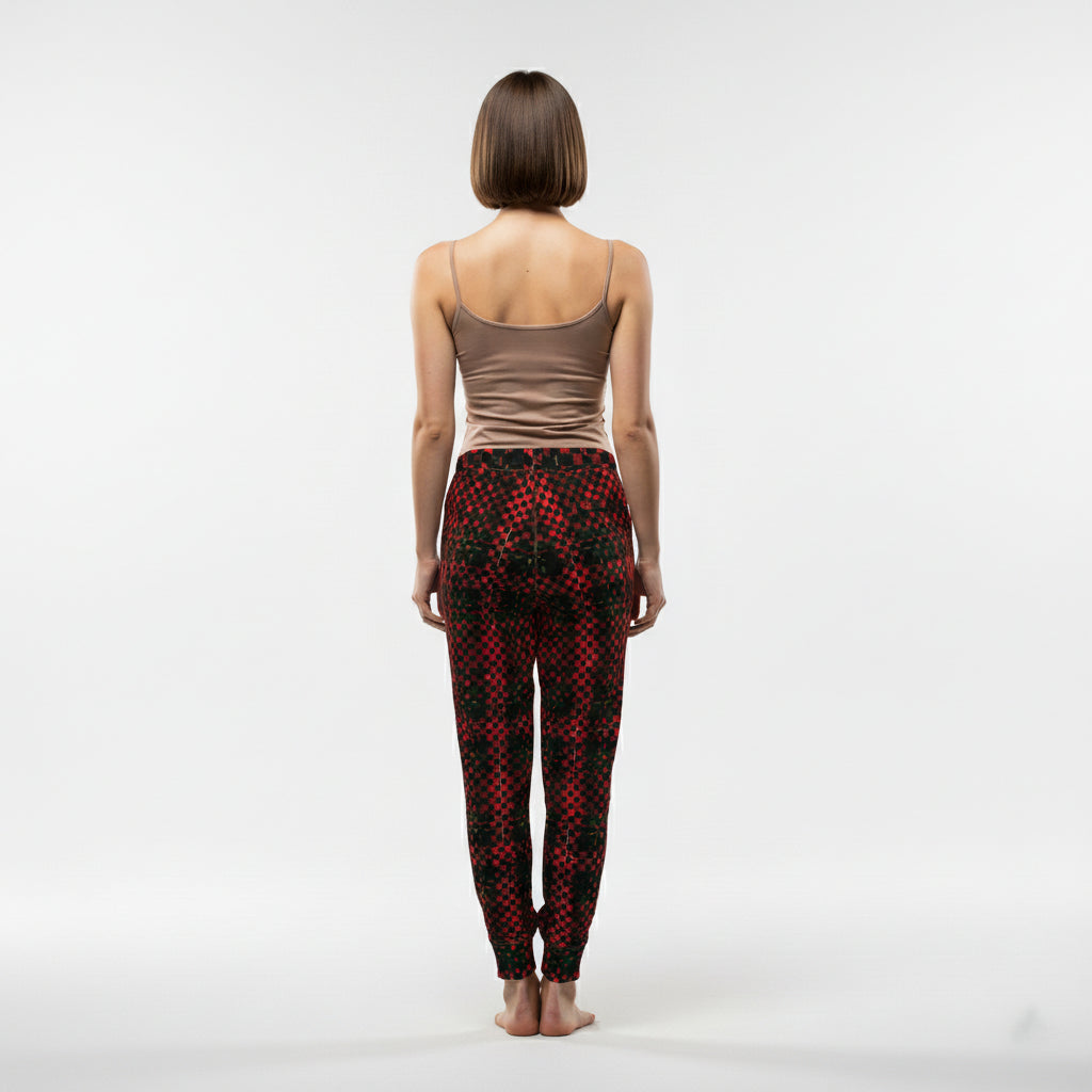 Tartan Chequed Splat MotoStripe™ Women's Jogger