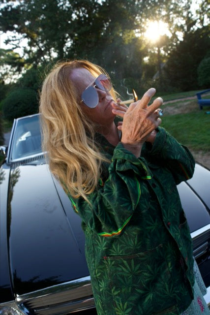 The Rasta MotoStripe™ Leaf Camo Chore Coat 🌿❤️💛💚