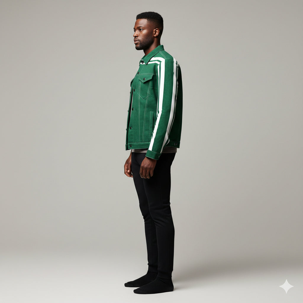 Gotham Green & White MotoStripe™
