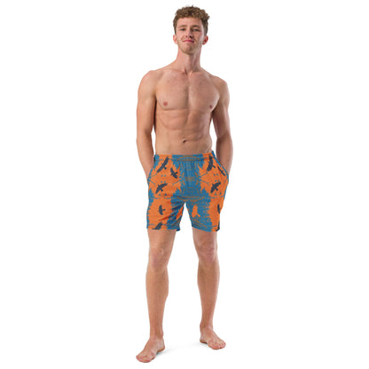 Ginger Gem Crows in Flight men's swim trunks - Alfano Dry Goods