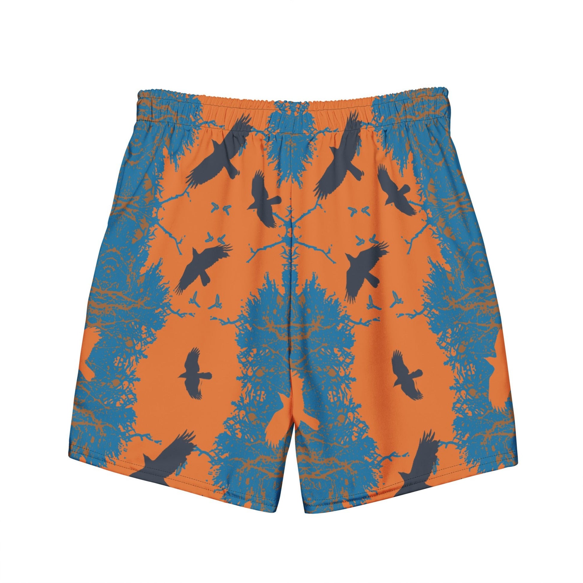 Ginger Gem Crows in Flight men's swim trunks - Alfano Dry Goods