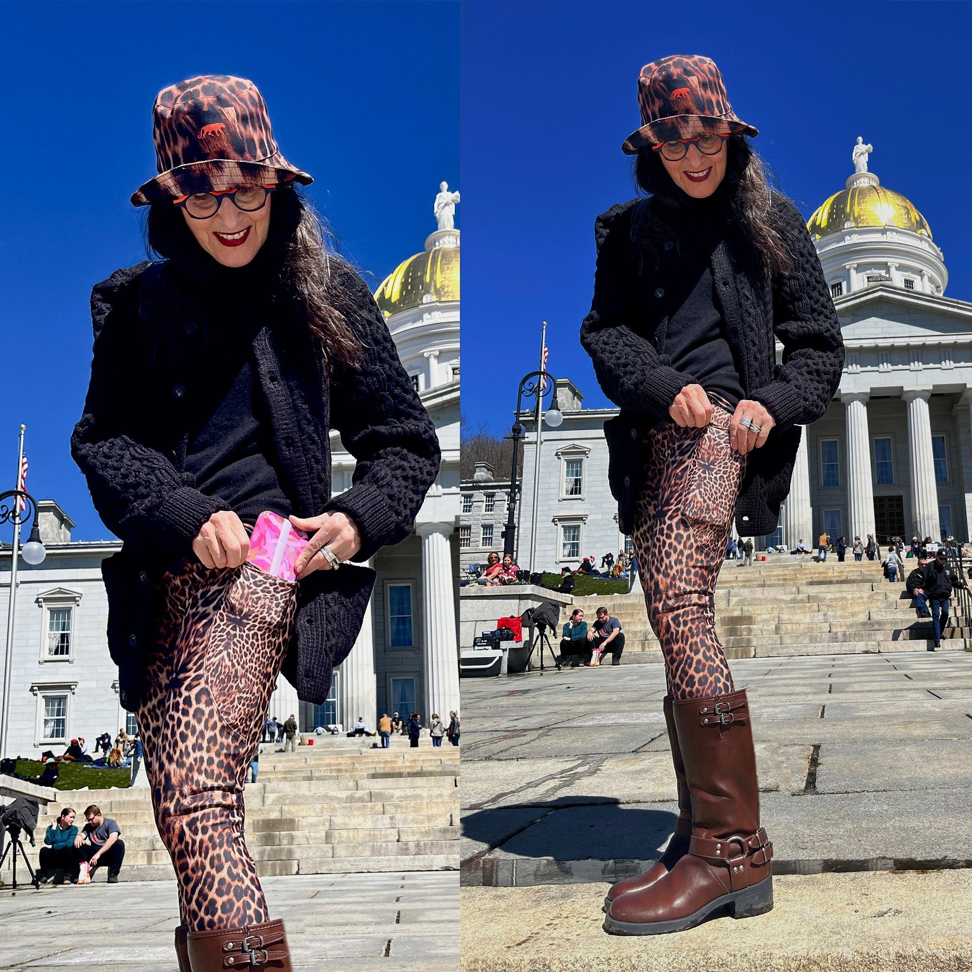 Leopard Leggings with Pockets! - Alfano Dry Goods