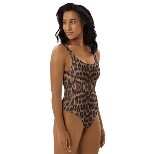 Leopard Print One-Piece Swimsuit - Alfano Dry Goods