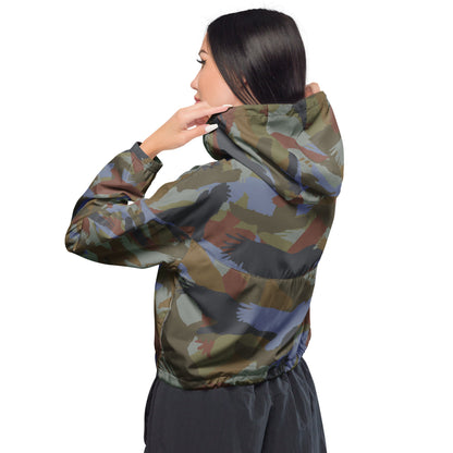 Midnight Eagle Women’s Cropped Windbreaker - Alfano Dry Goods