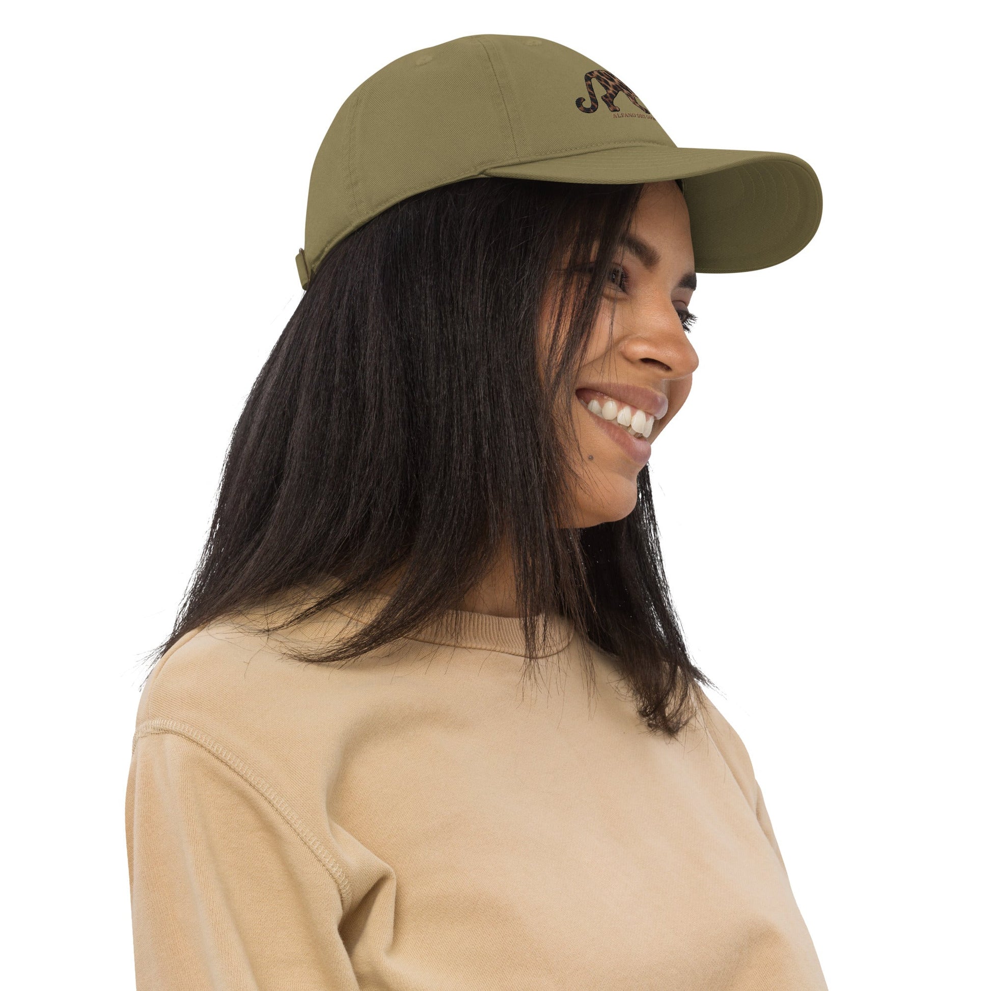 Organic Leopard Embroidered Hat - Alfano Dry Goods