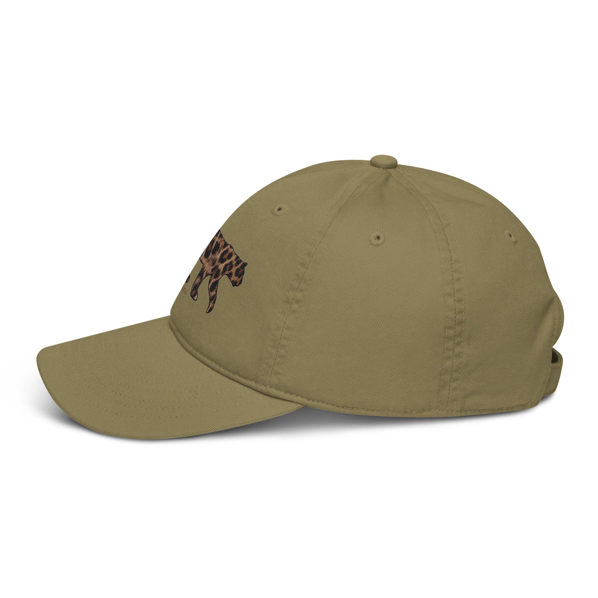 Organic Leopard Embroidered Hat - Alfano Dry Goods