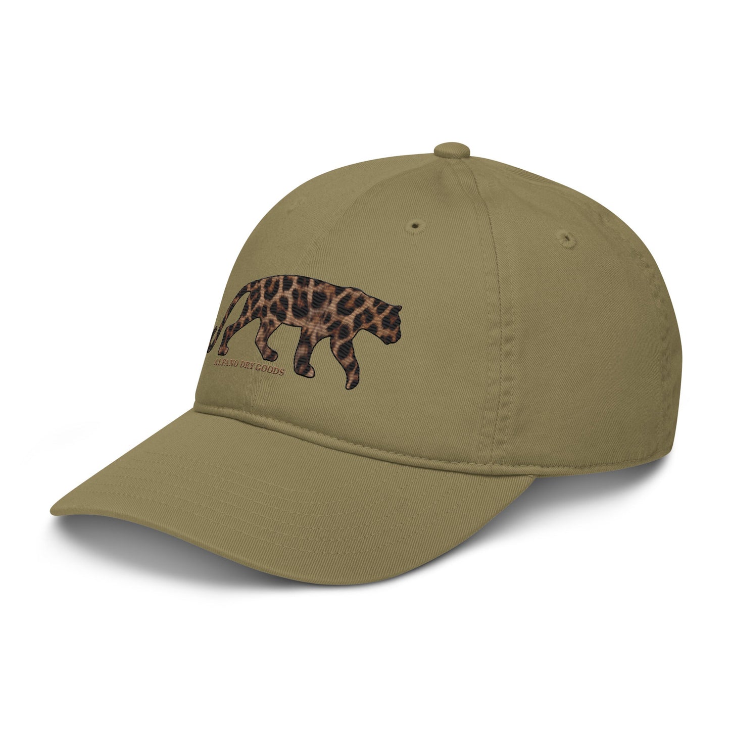 Organic Leopard Embroidered Hat - Alfano Dry Goods