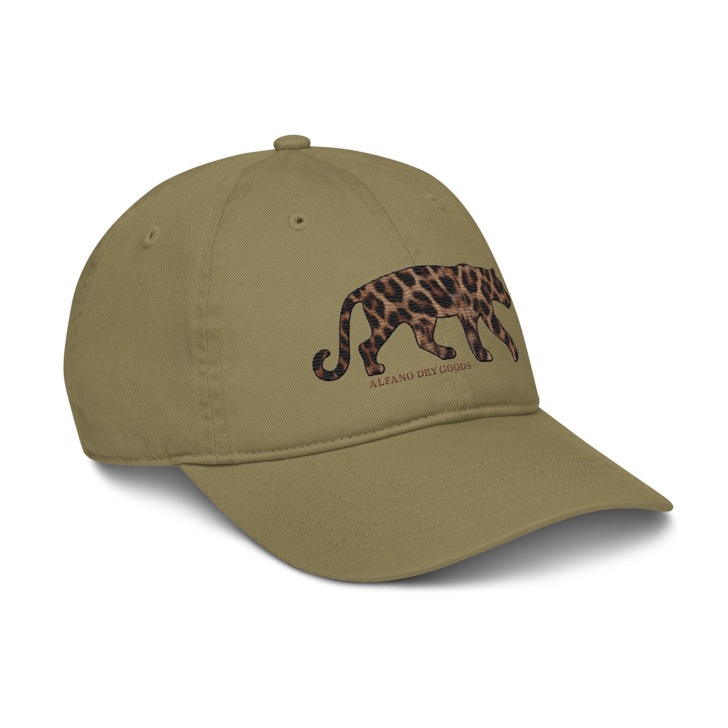 Organic Leopard Embroidered Hat - Alfano Dry Goods