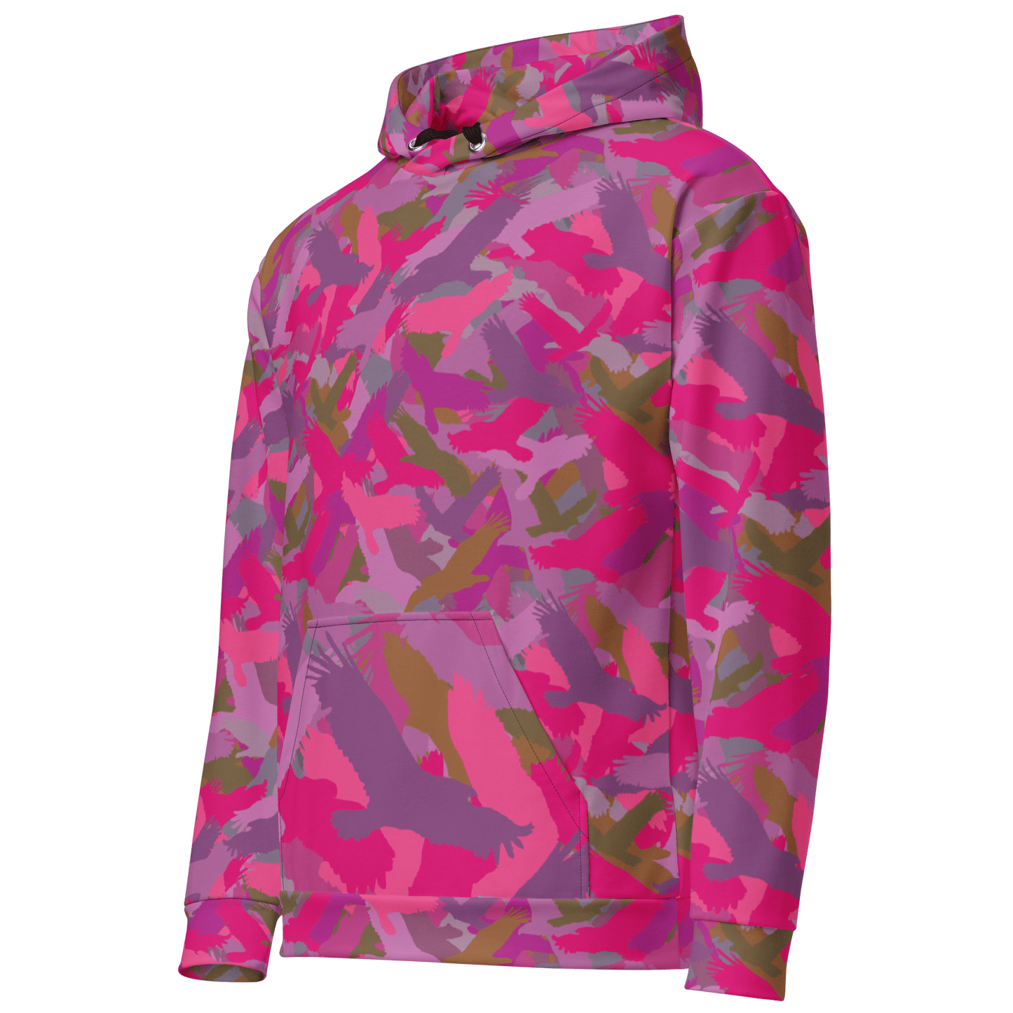 The Bald Eagle Camo HOODIE in Pinks and Purples - Alfano Dry Goods