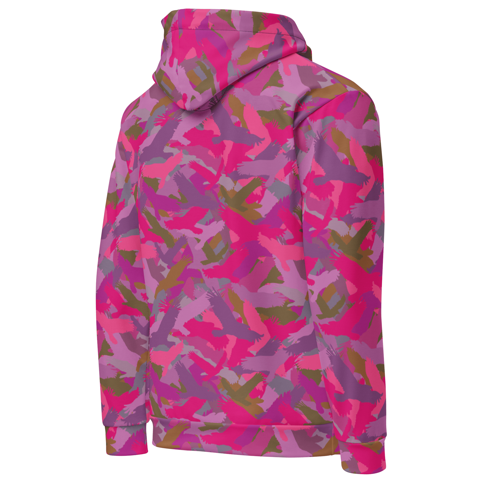 The Bald Eagle Camo HOODIE in Pinks and Purples - Alfano Dry Goods