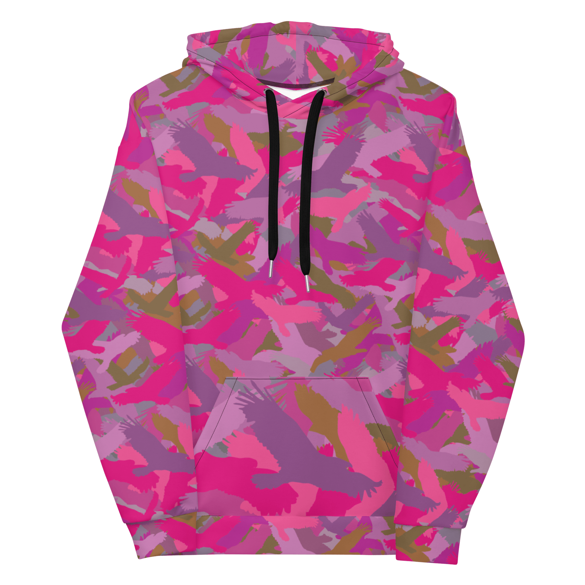 The Bald Eagle Camo HOODIE in Pinks and Purples - Alfano Dry Goods